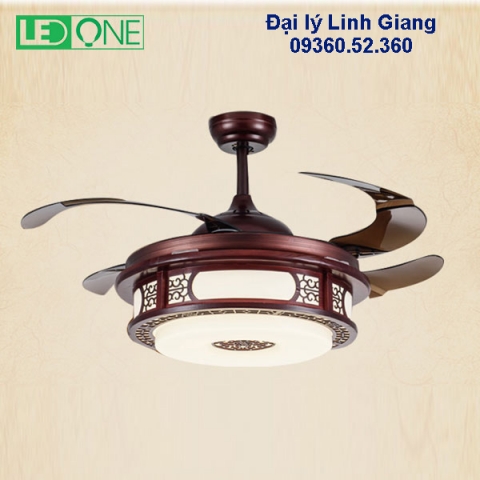 Quạt trần đèn cánh cụp xòe DQ 42-05